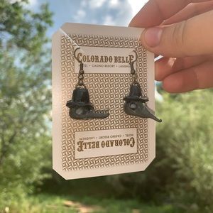 Plague Doctor Clay Earrings